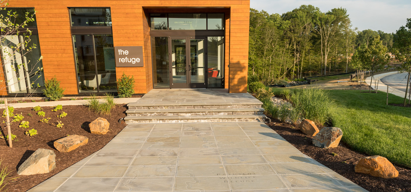 Watershed is home to a local artist's sculpture of the Patuxent Wildlife Refuge